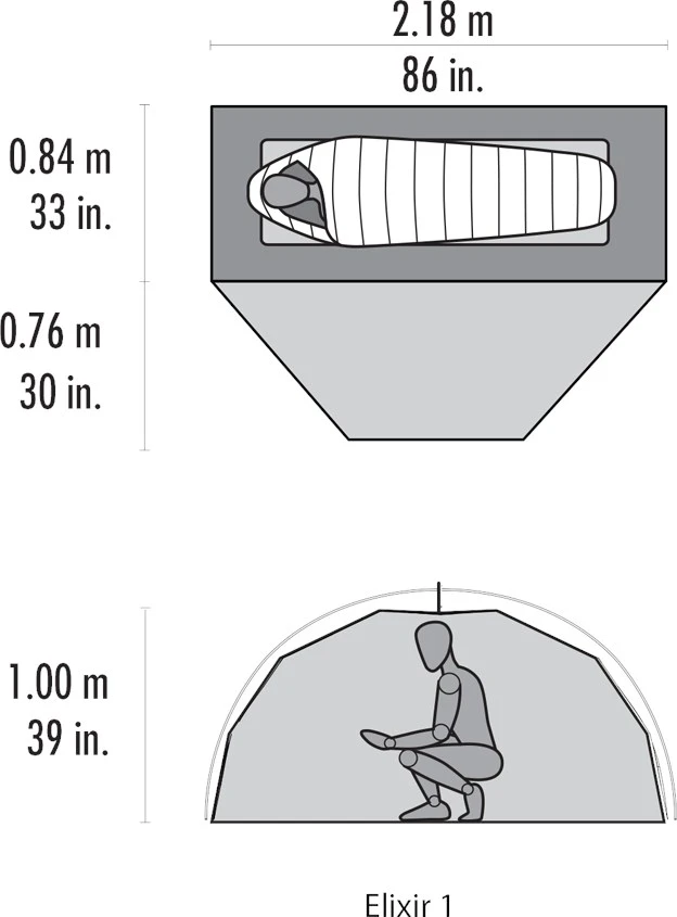 MSR Elixir™ 1 Tent 6 MSR Elixir™ 1 Tent - Billede 4