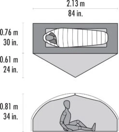 MSR Carbon Reflex™ 1 Ultralight Tent -EventyrGrej Salgsbutik 65000141 2