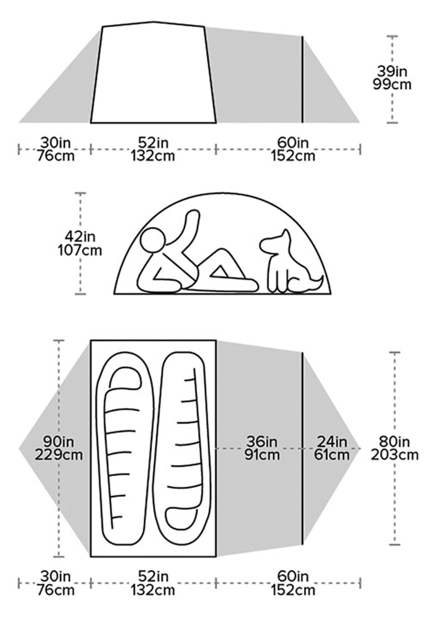 Big Agnes Tiger Wall UL2 Solution Dye Tent 6 Big Agnes Tiger Wall UL2 Solution Dye Tent - Billede 4