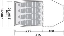 Robens Voyager Versa 4 Tent -EventyrGrej Salgsbutik 65100121 8