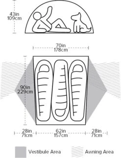 Big Agnes Copper Spur HV UL3 Tent -EventyrGrej Salgsbutik 65100148 7