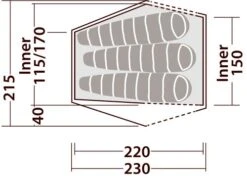 Robens Chaser 3XE Tent -EventyrGrej Salgsbutik 65100160 9