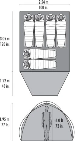MSR Habitude™ 6 Tent 8 MSR Habitude™ 6 Tent -EventyrGrej Salgsbutik 65200015 3