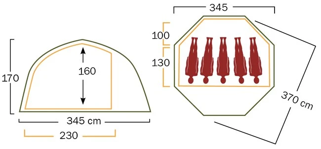 Helsport Varanger Dome 4-6 4 Helsport Varanger Dome 4-6 - Billede 2