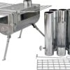 Woodlander Double View Large Cook Camping Stove -EventyrGrej Salgsbutik 65900068