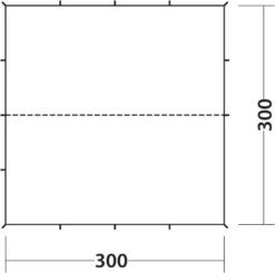 Robens Trail Tarp 3 X 3 M -EventyrGrej Salgsbutik 66000043 2