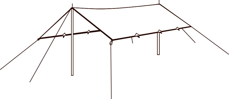 Robens Trail Tarp 2.5 X 1.8 M 5 Robens Trail Tarp 2.5 X 1.8 M - Billede 3