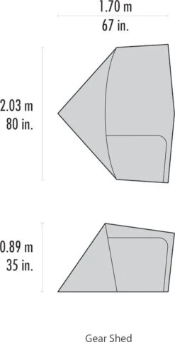 MSR Hubba™ & Elixir™ Gear Shed -EventyrGrej Salgsbutik 66900029 2