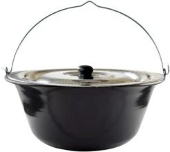 Campfire 10L Enamel Pot With Lid