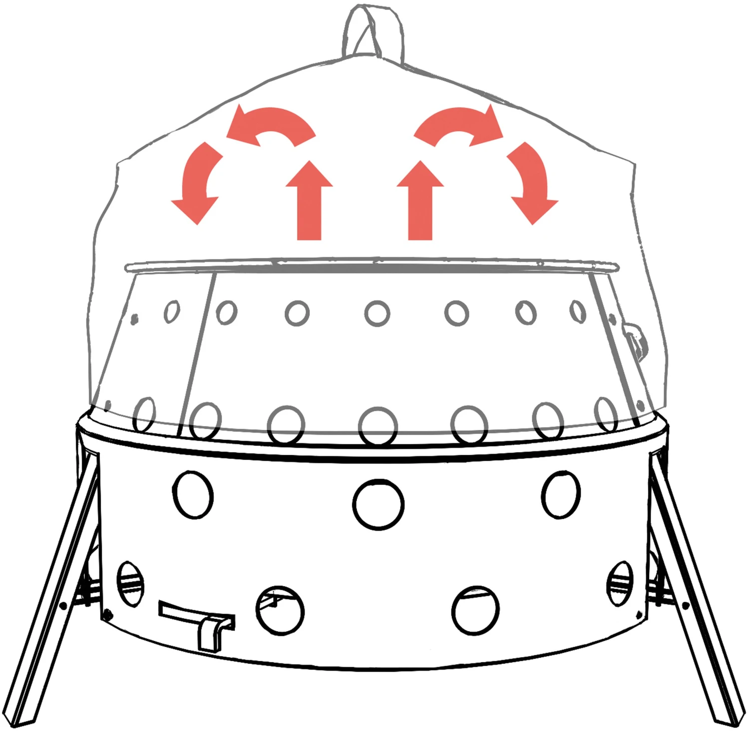 Petromax Convection Lid 5 Petromax Convection Lid - Billede 3
