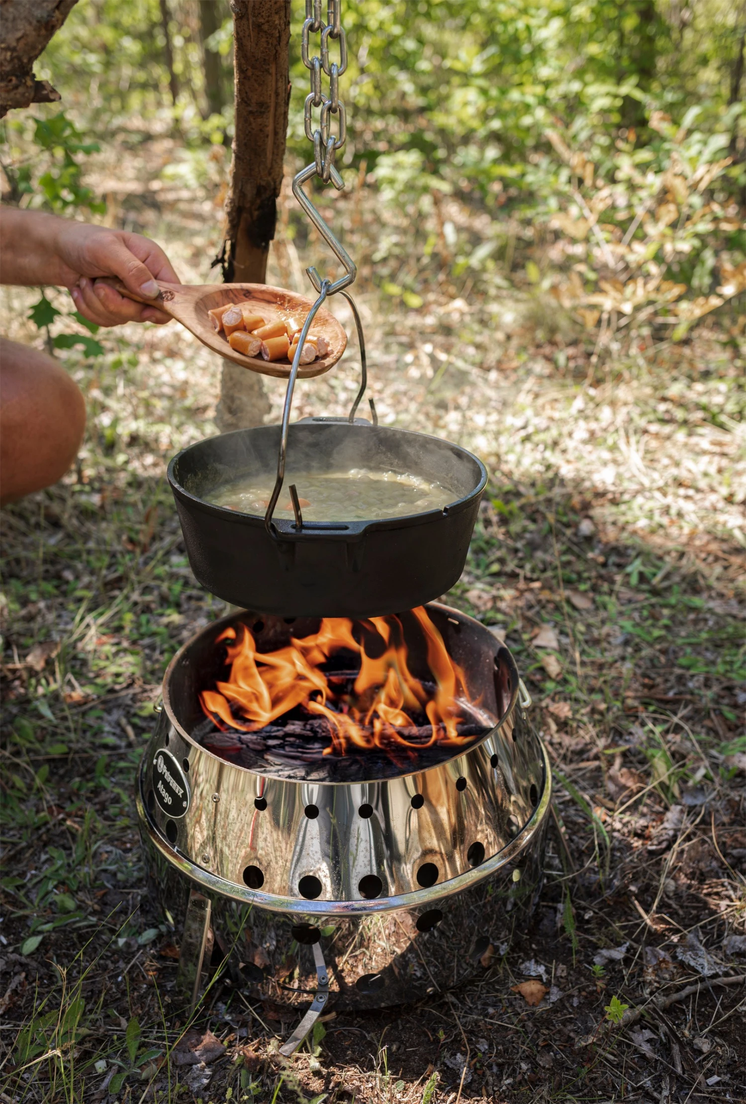 Petromax Flat Bowl 25 Cm Olive Wood 7 Petromax Flat Bowl 25 Cm Olive Wood - Billede 5