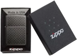 Zippo Iced Carbon Fiber Design Lighter -EventyrGrej Salgsbutik 72600053 2