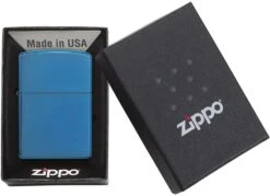 Zippo Classic High Polish Indigo Lighter -EventyrGrej Salgsbutik 72600055 2