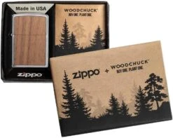Zippo Woodchuck Walnut Lighter -EventyrGrej Salgsbutik 72600058 3